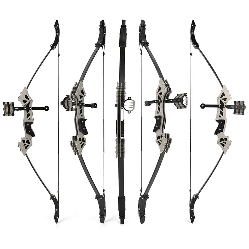 Mini Recurve Bow Arrows Set With Target Paper Instruction For Parent-child Interactive Toy Decompression Crafts Competition