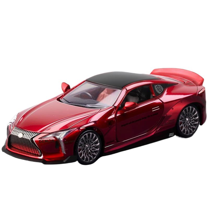 1/32 LEXUS LC500 Alloy Sports Car Model Diecast Toy Racing Car Vehicle Model Simulation Sound and Light Car Toys Collectible Kids Gift