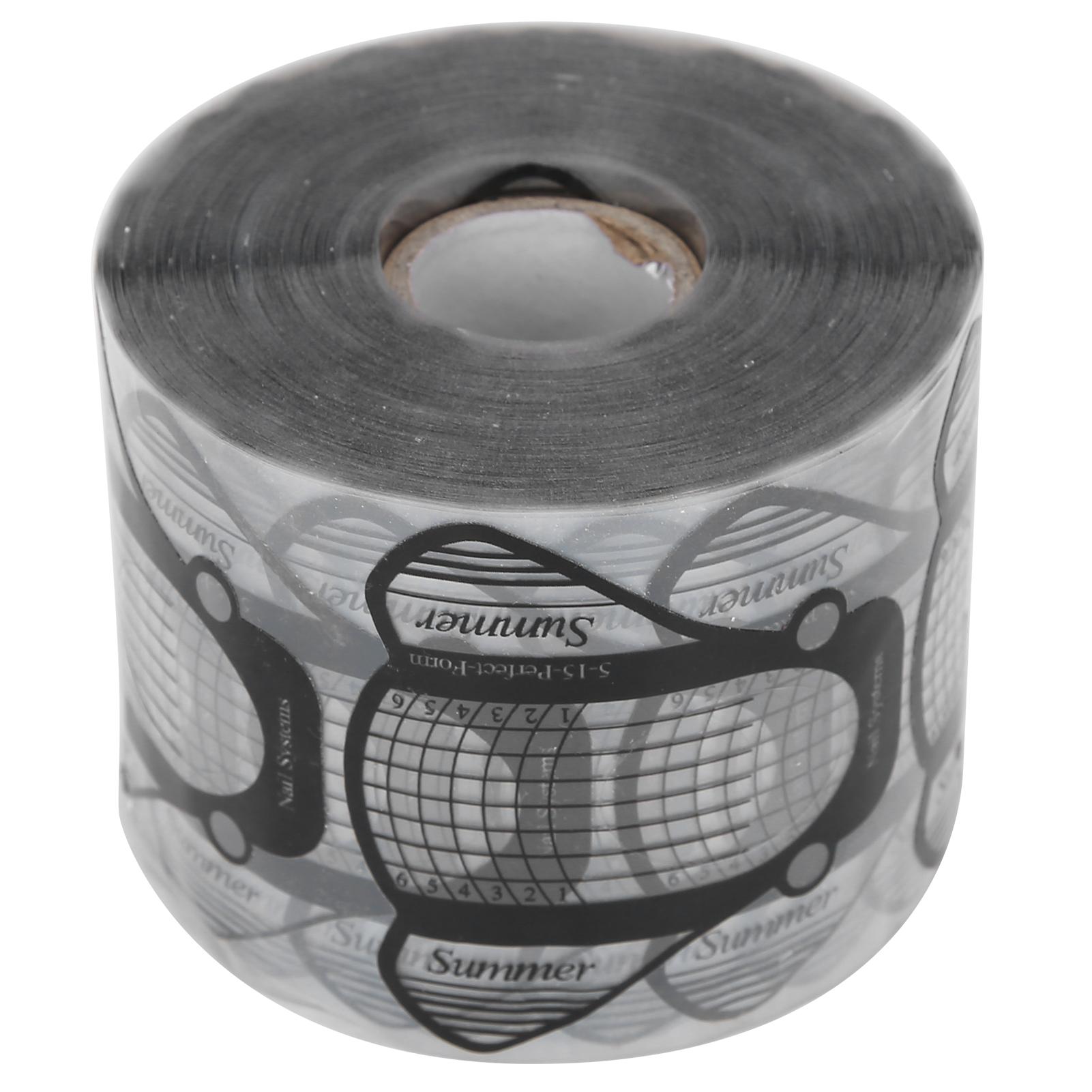 

500 шт. Самоклеящиеся формы для наращивания ногтей, наклейки из ПВХ, украшения для ногтей, аксессуары для дизайна ногтей