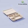 Mr. Corn Disposable 5-Compartment Corn Starch Meal Box