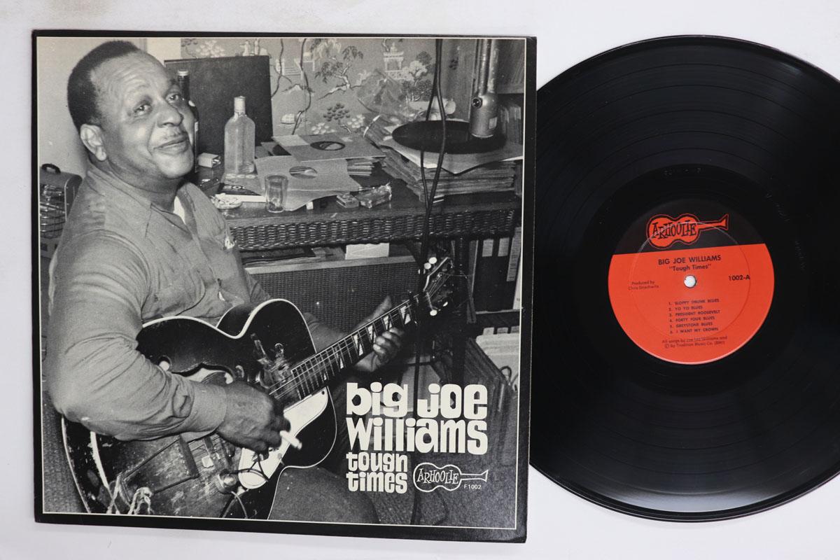 LP Record BIG JOE WILLIAMS  Tough Times F1002 Arhoolie US Blues Used