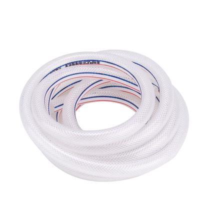 8/12mm PVC Verstärkter Flexibler Geflechtschlauch Klarer Schlauch für Gartenbewässerung