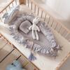 Foldable Portable Crib Bionic Baby Bed - Washable & Compressible for Newborns