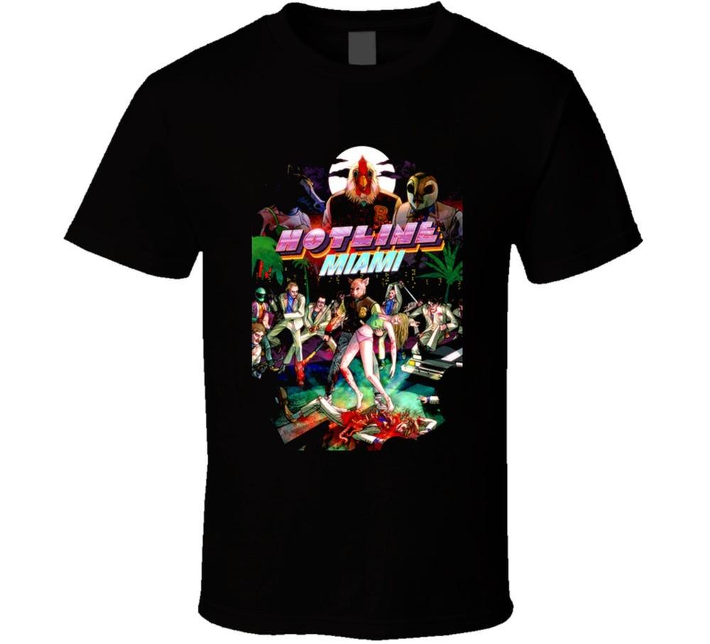 

Hotline Miami 80s Retro Indie PC Game Cool T Shirt XL