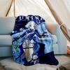 Coperta in pile stampata Genshin Impact Furina—leggera, morbida, calda;coperta versatile per tutte le stagioni—perfetta come coperta per l'aria condizionata, coperta per il riposino