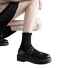 Women's Lace Ruffle Mid-Calf Socks - Sweat-Wicking, Versatile Japanese Mary Jane Style