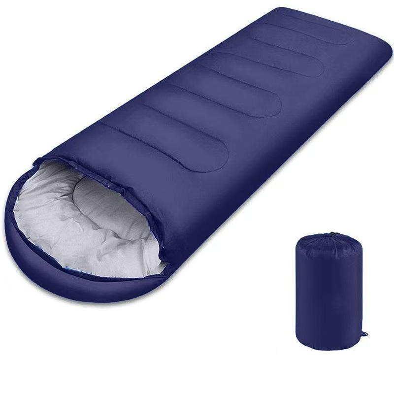 3KG Warm Polyester Sleeping Bag for Adults - Thickened, Cotton-Lined for Outdoor Camping