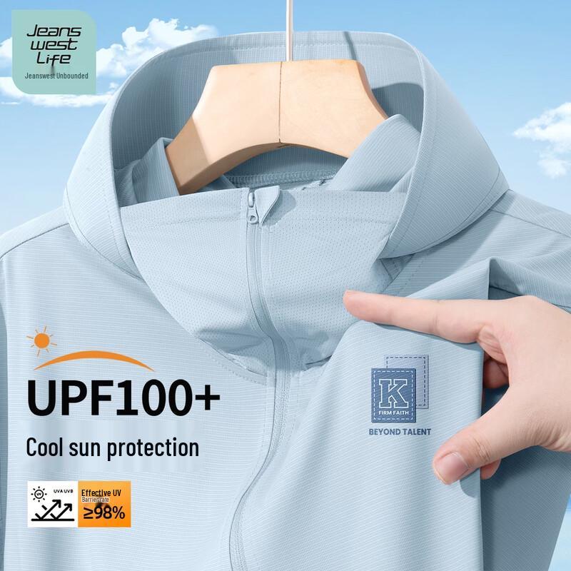 JEANSWEST LIFE Men s Breathable UPF100+ Sun Protection Jacket 2XL