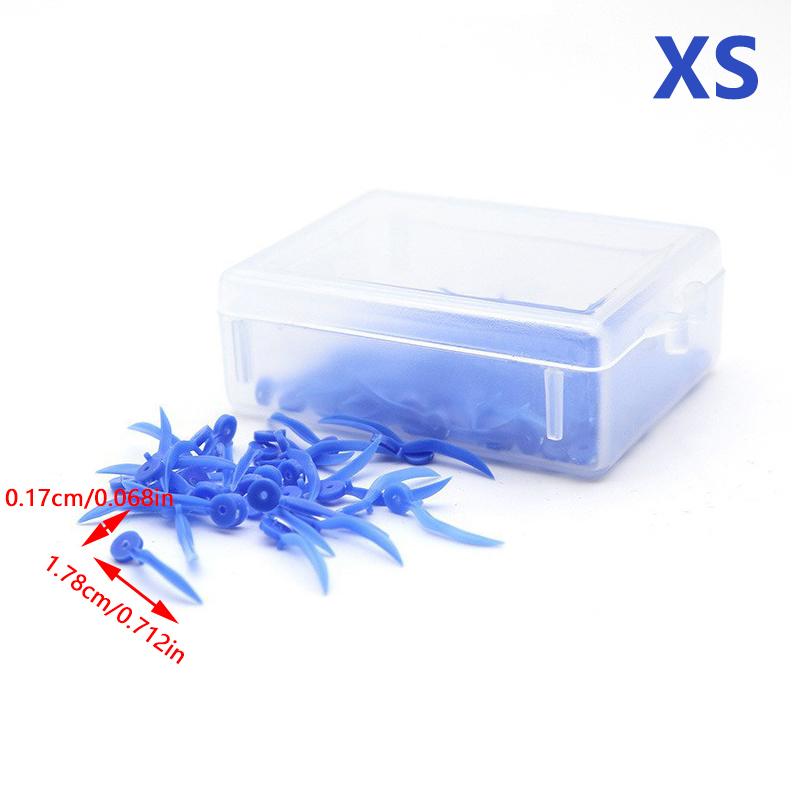 

100 шт. Стоматологические клинья Запасной клин для секционной матричной системы с отверстием Одноразовые пластиковые клинья XS/S/M/L Стоматологический продукт XS