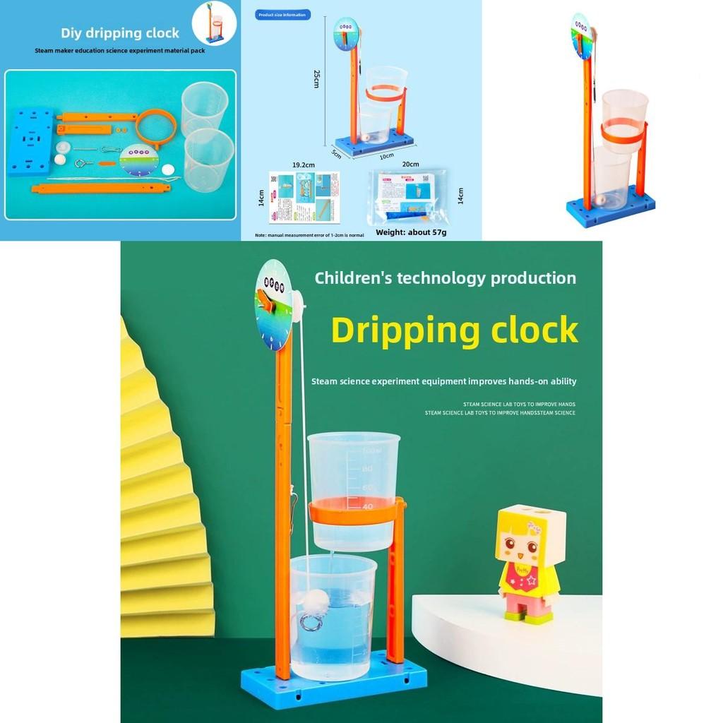 Childrens Diy Water Drop Clock Science Experiment Kit With Abs Materials For Kids Educational Fun