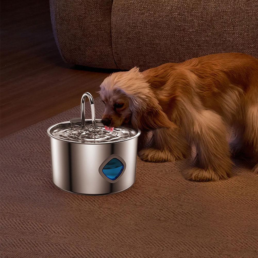 3.2L Automatic Pet Water Fountain Bowl Cat Water Fountain Dispenser with 2/8Pack Replaceable Filters Pet Filtered Water Fountain