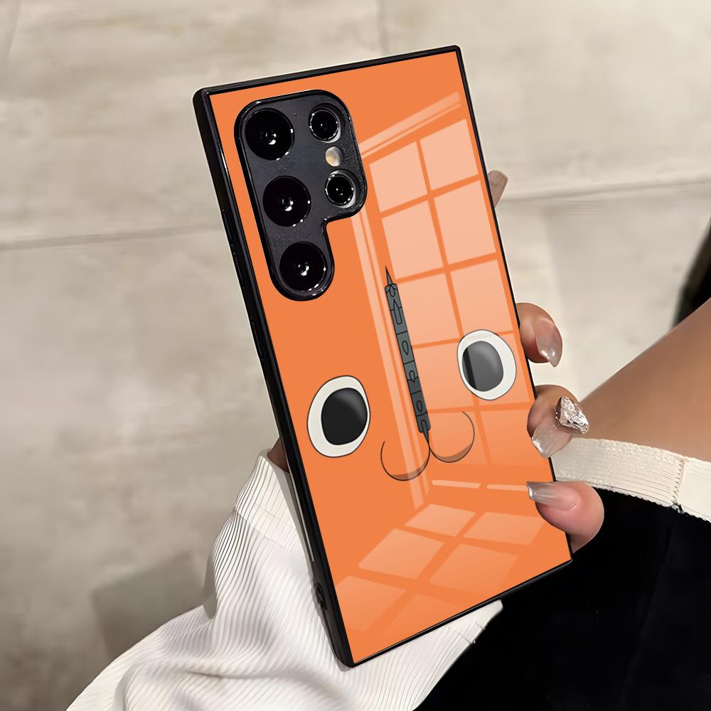 Anime Chainsaw Man Bochita Handyhülle Für Samsung S26 S25 Edge Ultra S23 S22 S21 S20 Ultra Plus S24 Fe A54 A53 A25 Glasabdeckung