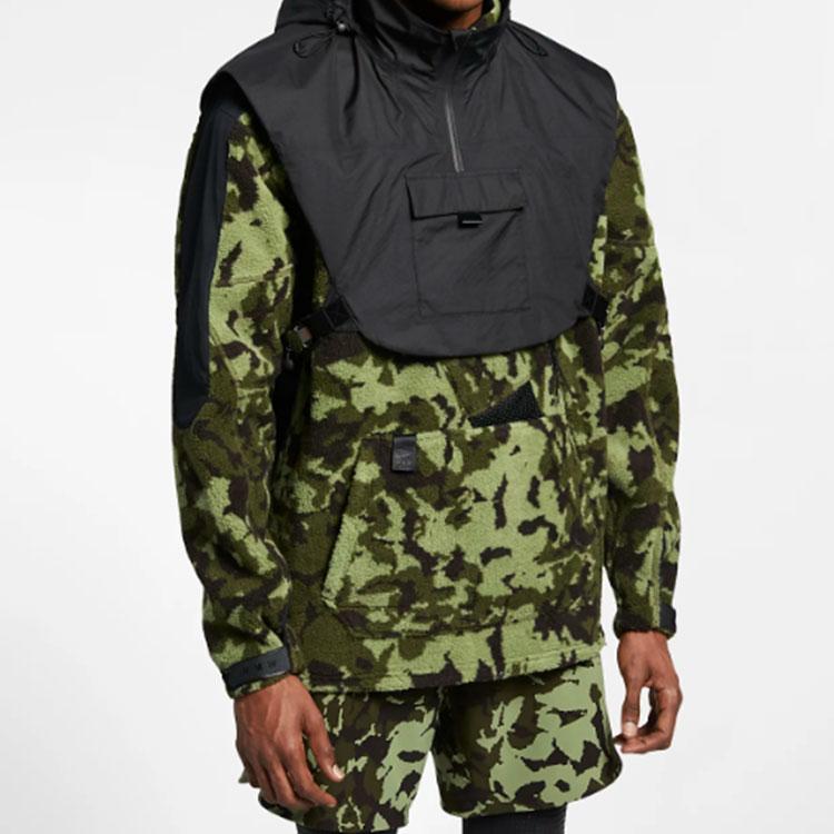 Nike x MMW FLC HD Jacket Black Men Streetwear AR5611-010