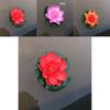 Elegant 10cm Artificial Lotus Flower Water Lily Fake Plant For Swimming Pool Decor