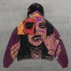 2026 Skull Print Hoodie Men - Lightweight Air Layer Sweatshirt Casual Streetwear Long Sleeve Pullover With Front Pocket
