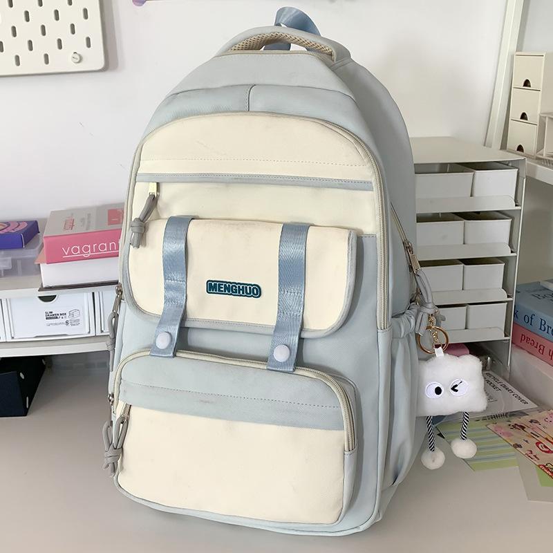Children's Schoolbag Female Primary School Students Large Capacity Backpack Multi-layer Junior High School Students High School Students