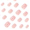 Polka Dot Wearable Nails - Short Style Fall/Winter Manicure False Nail Tips