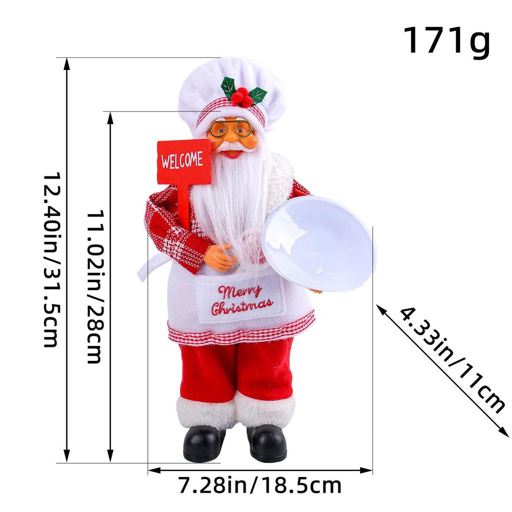 Santa Claus Doll Children Xmas Gift Christmas Tree Decorations Home Party Supplies Plush Ornaments