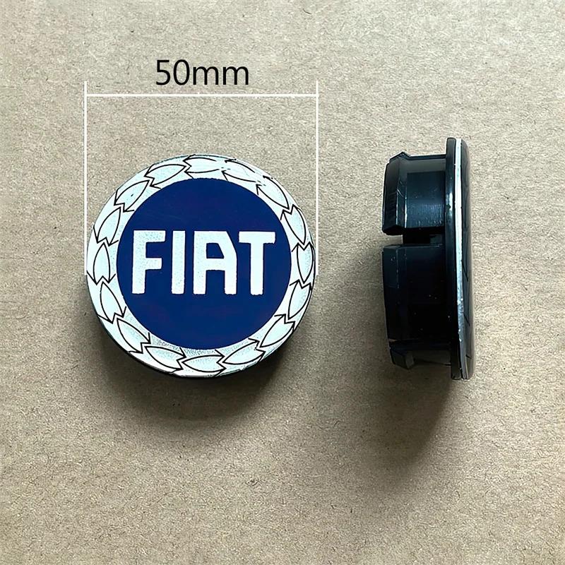 4pcs Car Emblem Wheel Hub Center Cover Car Accessories For FIAT 500 Ducato Panda Grande Punto Tipo Abarth Pulse Strada 600 500L