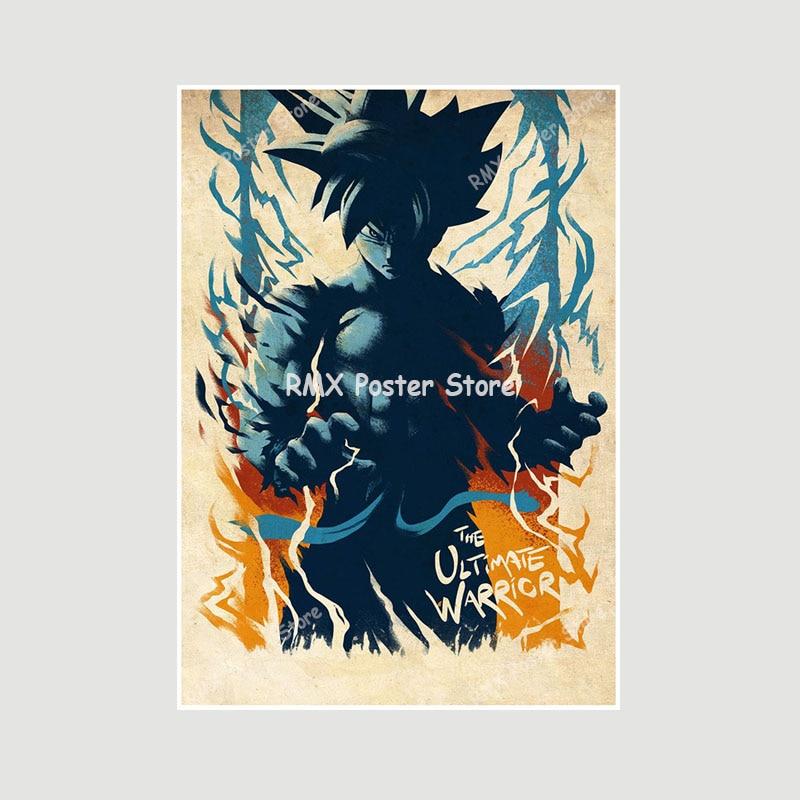 One Punch Man JoJo's Bizarre Adventure Art Painting Pictures for Bar Cafe Home Decor White Paper Room Decoration Anime Posters