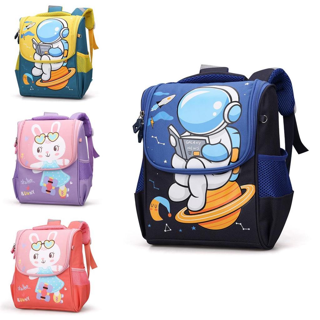 Süßer Cartoon-Canvas-Rucksack für Schüler mit wasserabweisenden und lastreduzierenden Eigenschaften