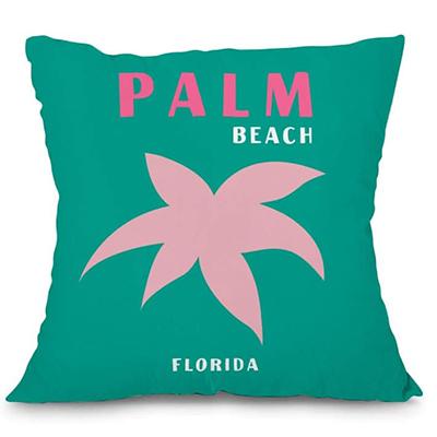 Preppy Room Decoration Aesthetic Travel Pillow Cover Square Cushion Cover Suitable for Teenage Bedroom Dormitory