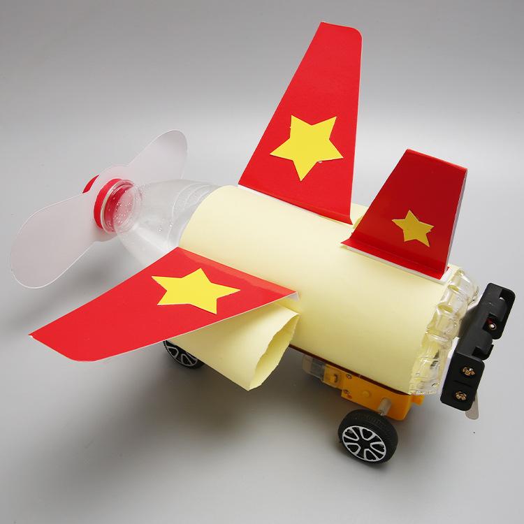 Science And Technology Small Production Diy Homemade Small Plane Model Handmade Materials Kindergarten Primary School Students Science Experiment Toys