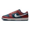 Nike Dunk versatile low-top skate shoes for women in blue and red DD1503-602