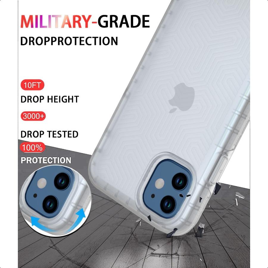 

Diverbox для чехла iPhone 12 [Ударопрочный] [Защита от падений] [Защитное стекло для экрана] Сверхпрочная защита Чехол-накладка для телефона для United States