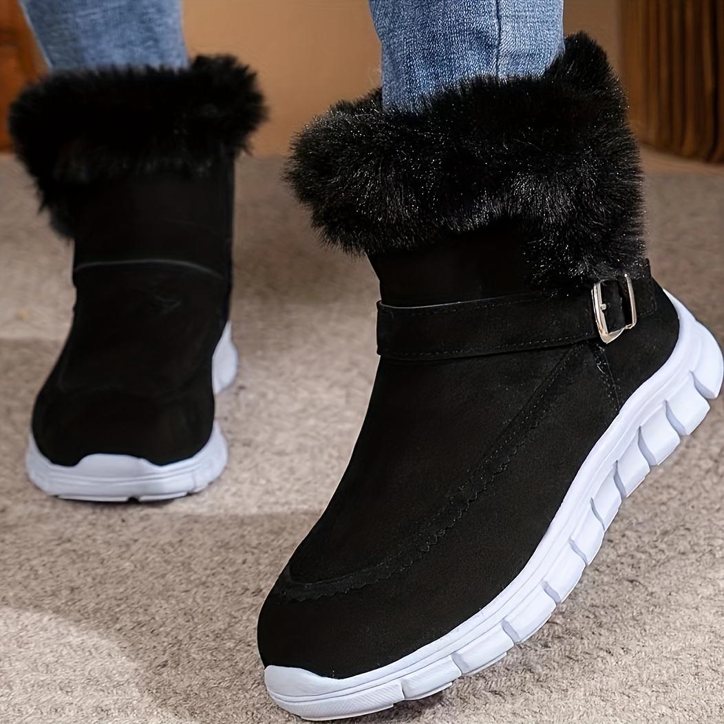Winter Women s Low-Top Winter Snow Boots Warm Fleece-Lined Dress Boots with Anti-Skid Short Boots 36 2359₽