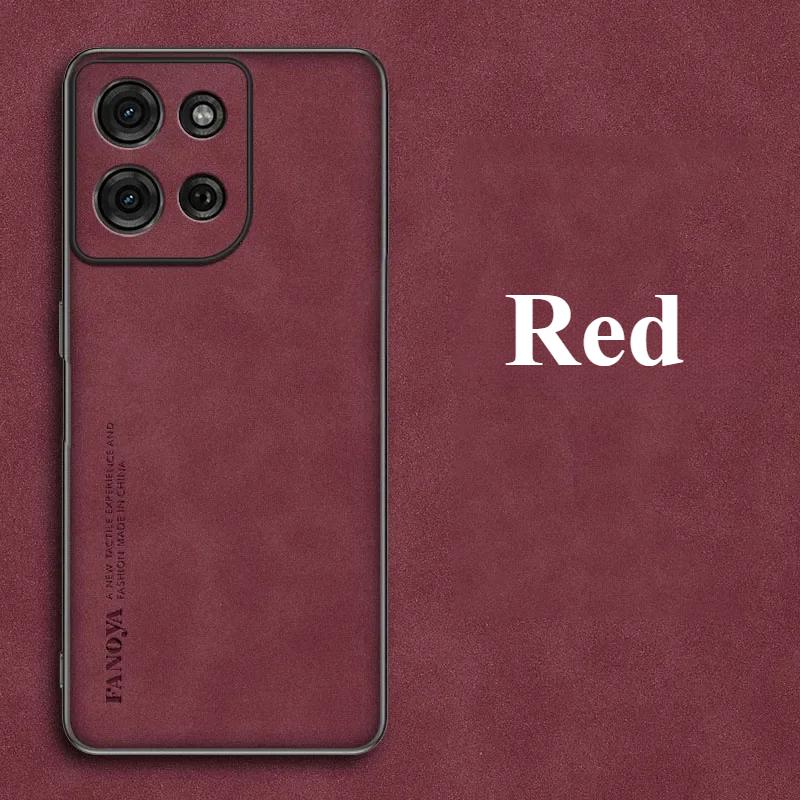 Business pouzdro z ovčí kůže s TPU hranou pro Motorola Edge 70 60 50 40 Neo Pro Ultra Fusion Camera Plný balíček Ochranný kryt proti pádu