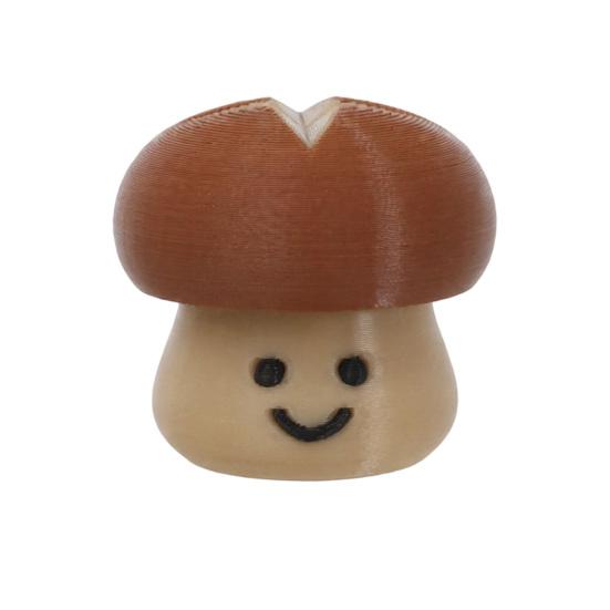 

Cartoon Mushroom Clicker Toy 3D Printed Mushroom Shape Decompression Button Fidget Toy Anxiety Stress Relief Desk Toy