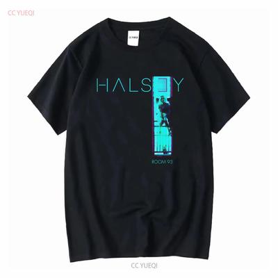 Halsey Room 93 T Shirt TOUR Love and Power KL496 Vintage Washed Fashion Versatile Stretched Homme Casual Comfortable Graphic