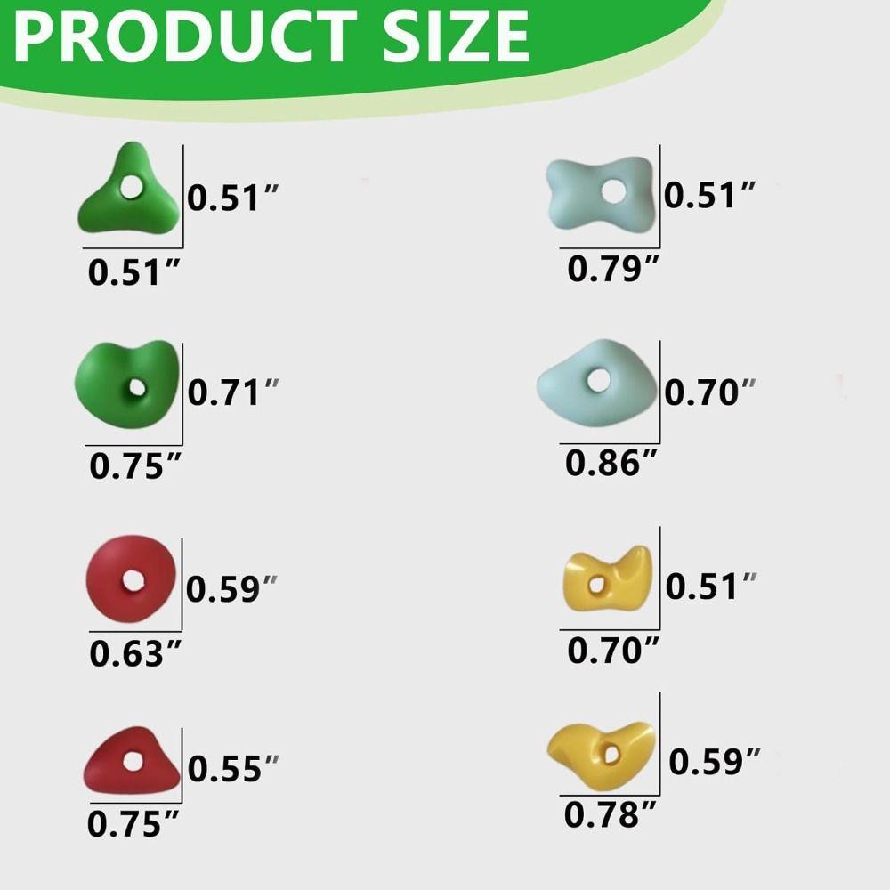 10pcs Multi-Color Reptiles Climbing Holds Random Enrichment Toy NEW Climbing Toys Bearded Dragons