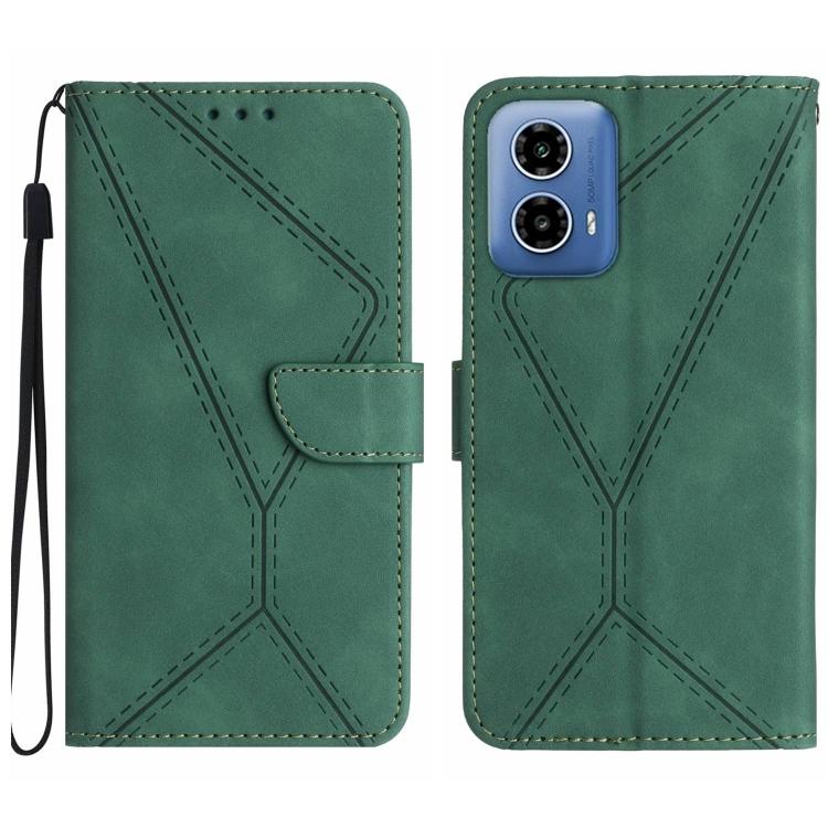 Stitching Embossed Leather Phone Case