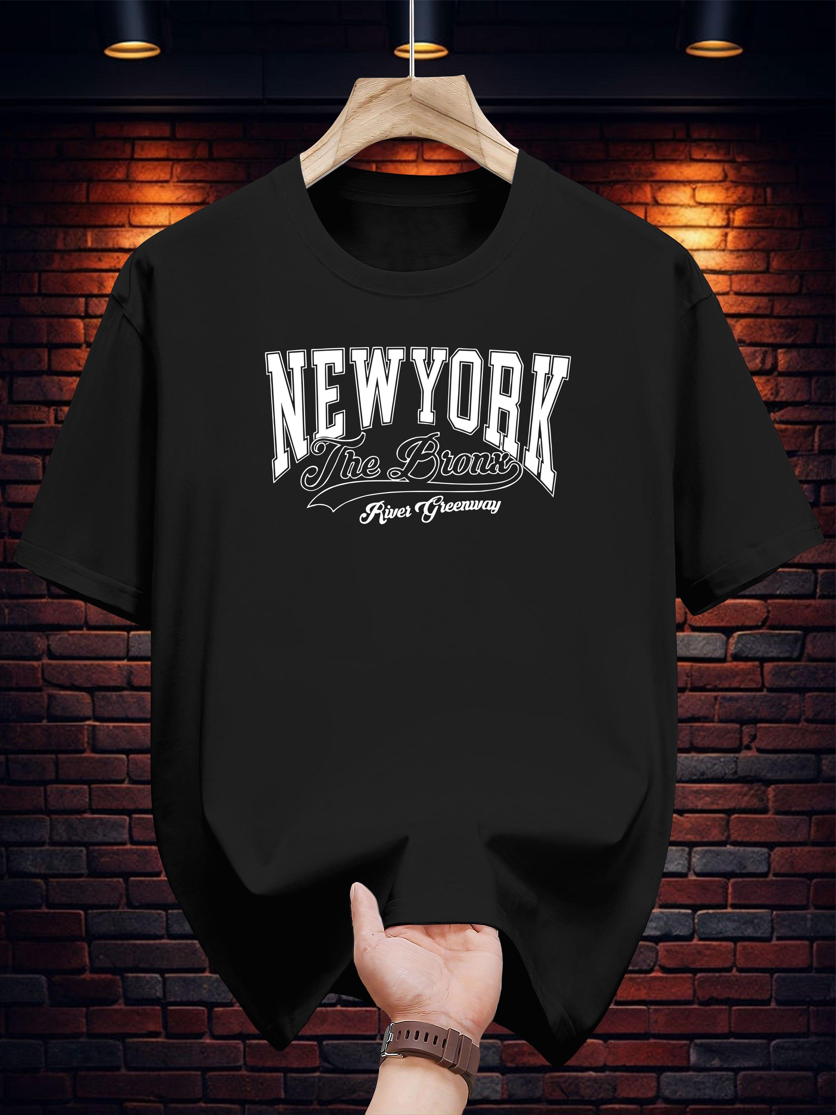 Heavyweight 200gsm Cotton T-shirt - New York City Graphic Tee S