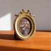 Retro Resin Picture Frame Gold Photo Display Holders Exquisite Vintage Photo Frames  for Desktop