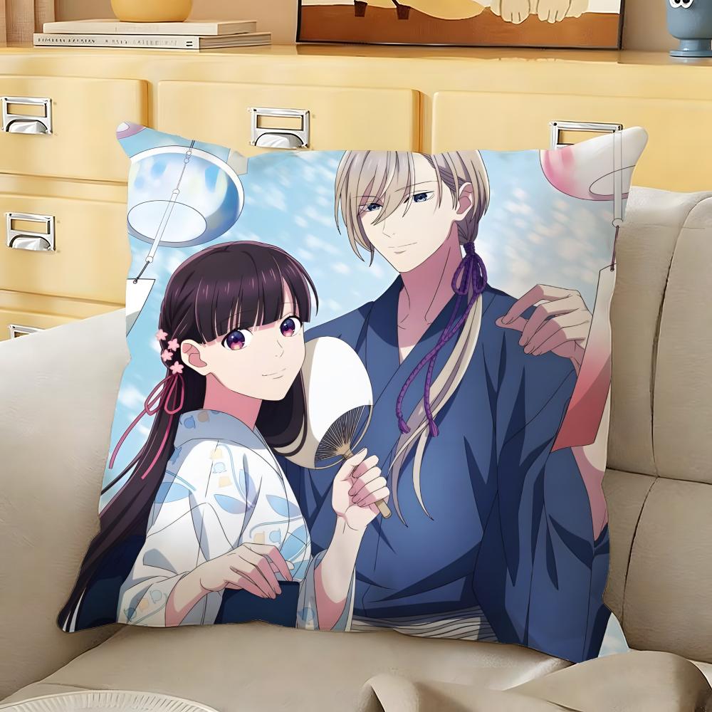 

Anime My HHappy MMarriage Cushion Cover Soft Durable Reversible Pillow Cover Home Car MultiScene Daily Comfort Pillowcase 30X30cm