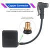 Bicycle 20/30/50cm AV/FV Pump Extension Adaptor MTB Road Bike Schrader or Presta Air Pump Tire Inflator Copper Nozzle Connector