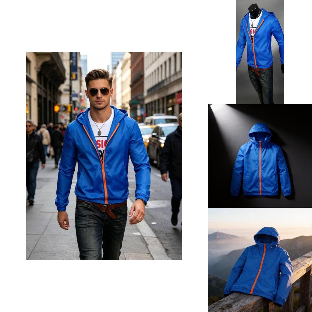 Mens Lightweight Breathable Sun Protection Jacket With Hood For Summer Outdoor Activities