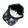 Spring And Summer Retro Pentagram Baseball Cap Men'S And Women'S Sunshade Holes Personalized Retro American Cap