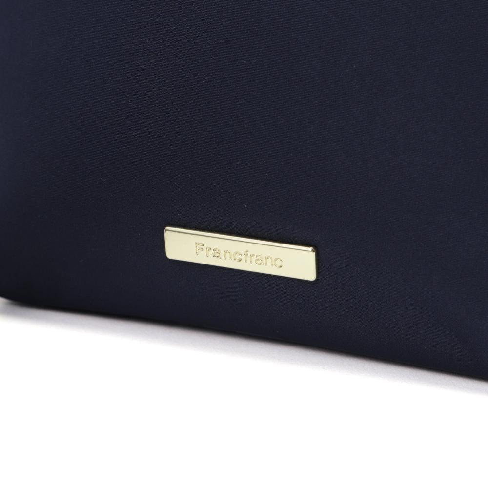Franc Franc Japan [ec Limited Outlet Item] Frill Round Pouch Navy