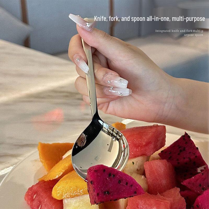 Multifunktionelles Spork-Set aus Edelstahl