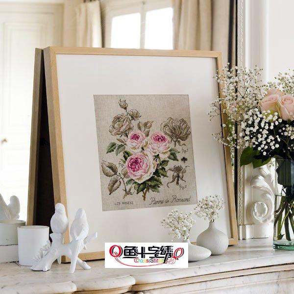 ZZ1876 Decoration Home Decor New Arrival Homfun Craft Christmas Cross Stich Set NO Hoop Counted DIY Cross Stitch Kit Painting 18ct khaki