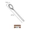 Korean Style Stainless Steel Long-Handle Serving Spoon and Utensil Series