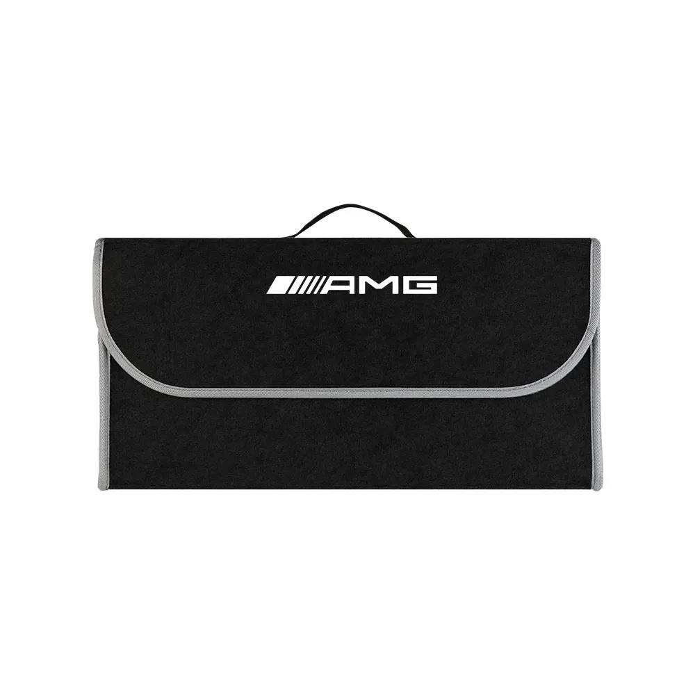 Car Trunk Organizer Box Large Capacity Auto Storage Bag Folding for Mercedes Benz E C G R S Class W176 W204 W212 GLC CLA GLA AMG