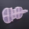 PVC Compartments Adjustable Practical Guitar Storage Box Bead Ring Box Jewelry Presentation Organizer