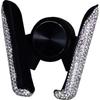 New Model Diamond-Encrusted Car Phone Holder for Dashboard Air Vent, Suction Cup Type, Dual-Use for Car Navigation, Specifically for Women