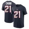 Nick 1Chubb Houston Texan Name und Nummer Shirt Unisex Fan-Geschenk S-5XL