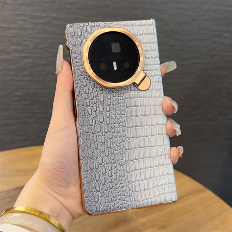 Premium Magnetic Hinge Leather Flip Case Honor MagicV3 V2 Vs2 Vs3 Ultra - Shockproof With Stand Multiple Colors